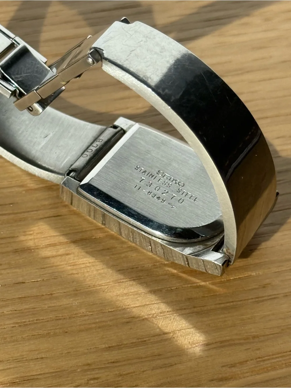 Vintage Seiko manual wind modernist watch. Ref 7302-710